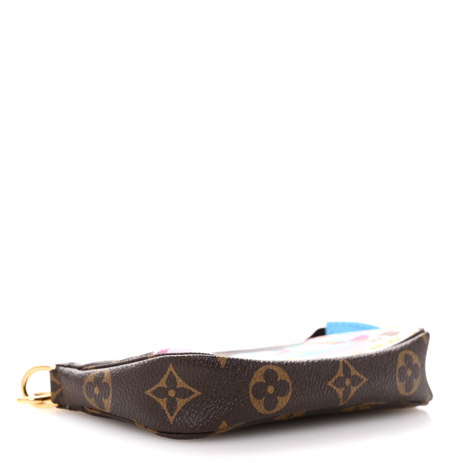 Louis Vuitton Monogram 2022 Christmas Animation Tokyo Mini Pochette Accessories Blue 4 of 8