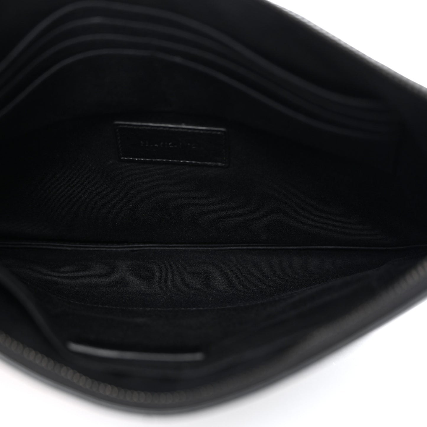 Texturized Patent Monogram iPad Case Black