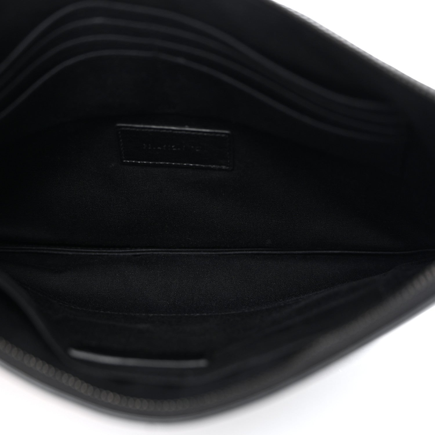Saint Laurent Texturized Patent Monogram iPad Case Black 5 of 10