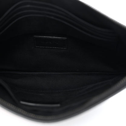 Saint Laurent Texturized Patent Monogram iPad Case Black 5 of 10