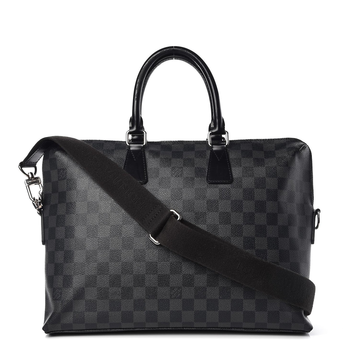 Damier Graphite Porte-Documents Jour