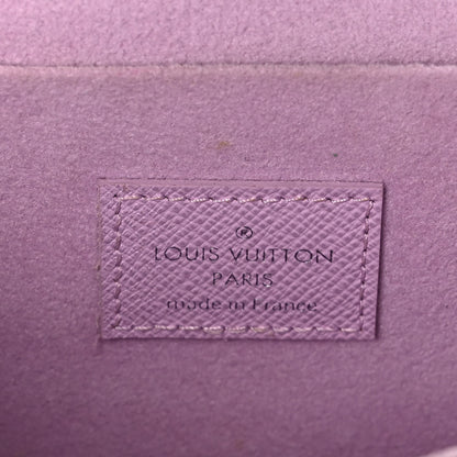 Louis Vuitton Epi Tropical Pochette Felicie Blue Rose 9 of 18