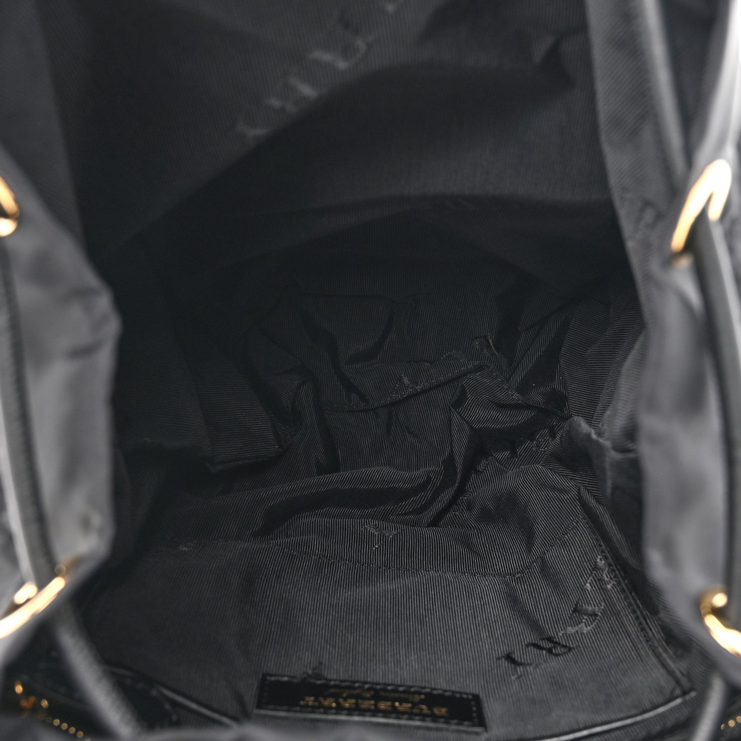 Nylon Medium Rucksack Backpack Black