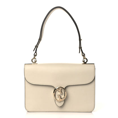 Gucci Calfskin Medium 1973 Shoulder Flap Bag Ivory 1 of 8