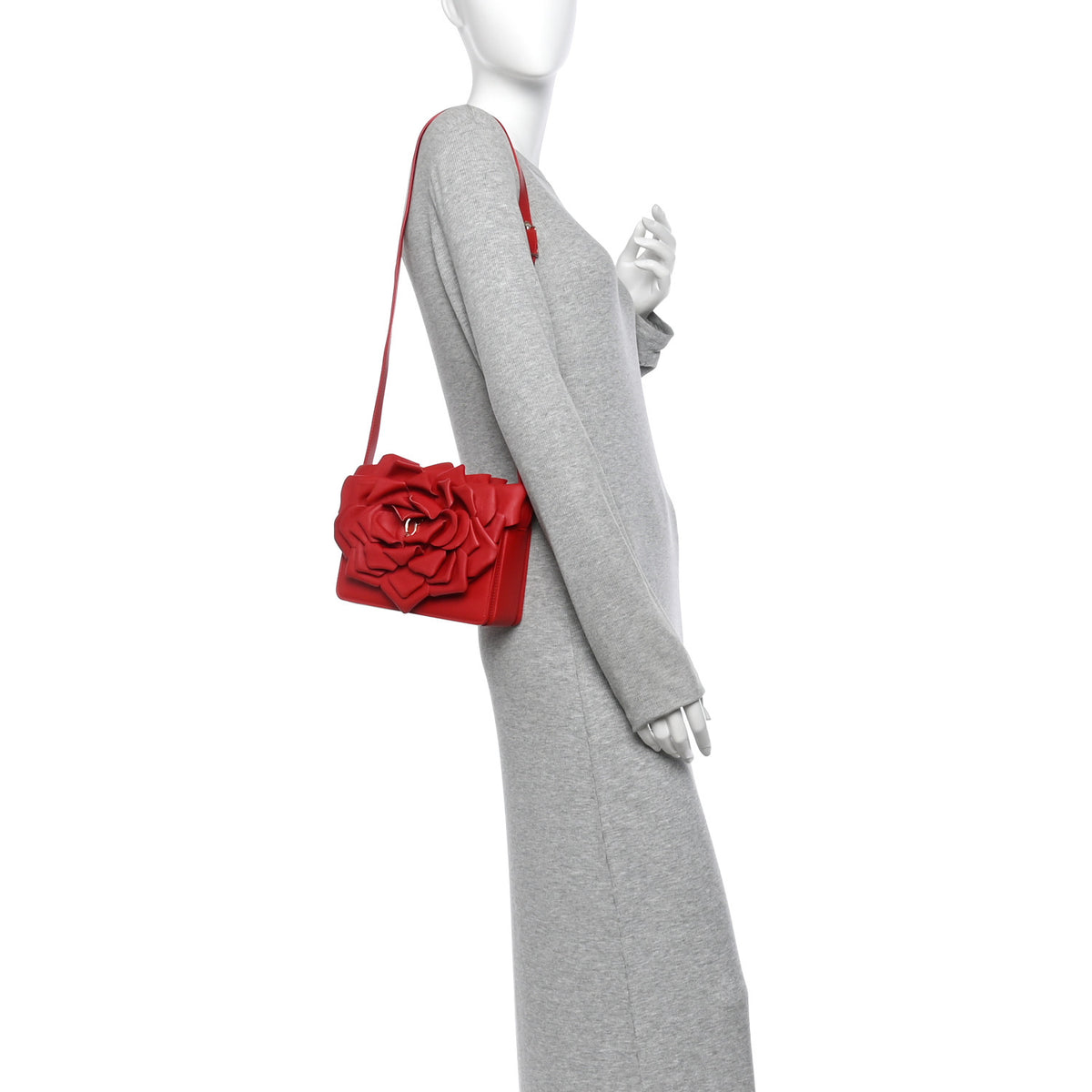 Christian Louboutin Nappa Loubi54 Rose 3D Crossbody Bag Loubi 2 of 9