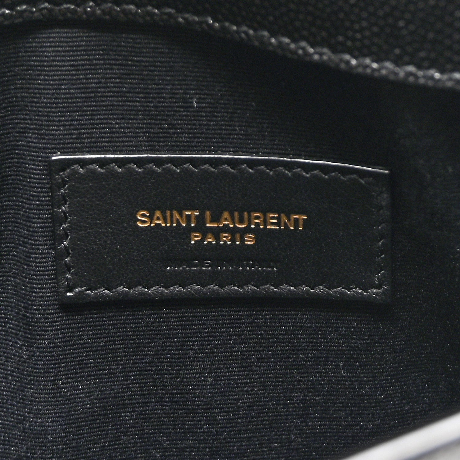 Saint Laurent Grain De Poudre Uptown Pouch Black 7 of 8