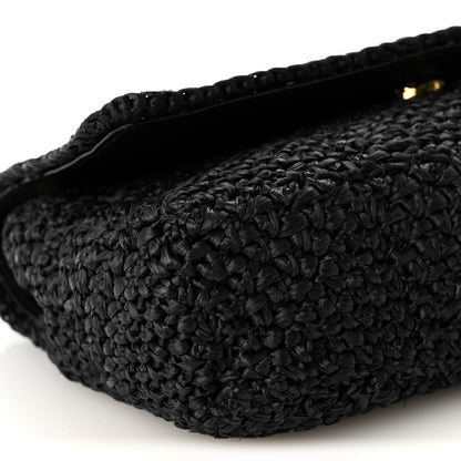 Saint Laurent Raffia Monogram Medium Jamie Black 15 of 19