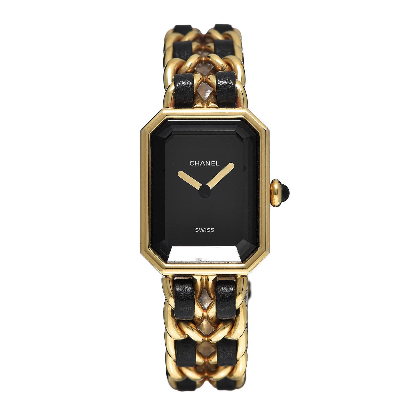 Stainless Steel Lambskin 20mm Chain Premiere Quartz Watch Gold L