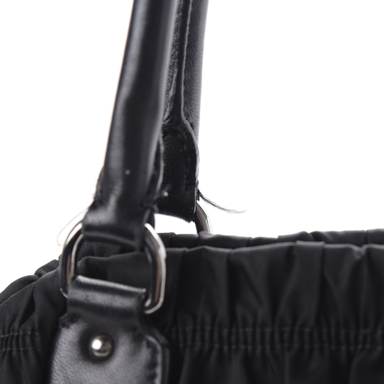 Prada Tessuto Nylon Gaufre Tote Black 11 of 13