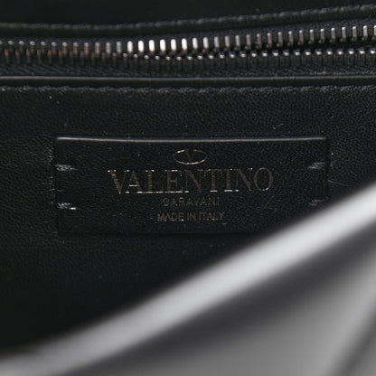 Valentino Garavani Nappa Monochrome Medium Roman Stud Shoulder Bag Black 6 of 9