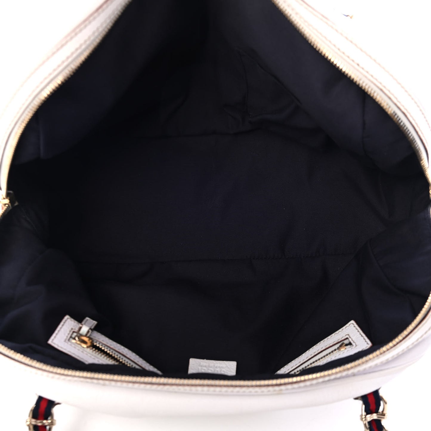 Goatskin Large Capri Bowler White