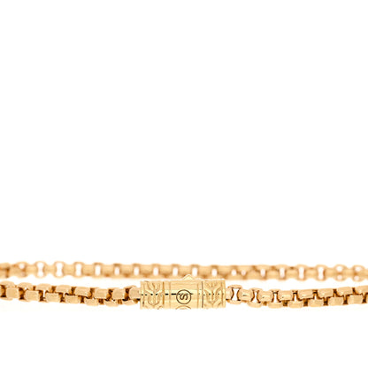 John Hardy 18K Yellow Gold 3.7mm Box Chain Bracelet 4 of 5