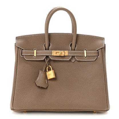 Hermes Togo Birkin 25 Etoupe 1 of 11