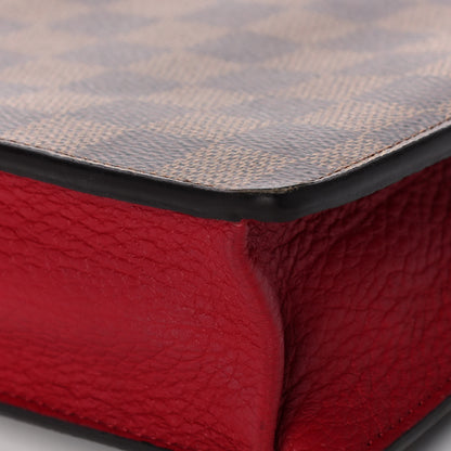 Louis Vuitton Damier Ebene Croisette Chain Wallet Scarlet 12 of 14