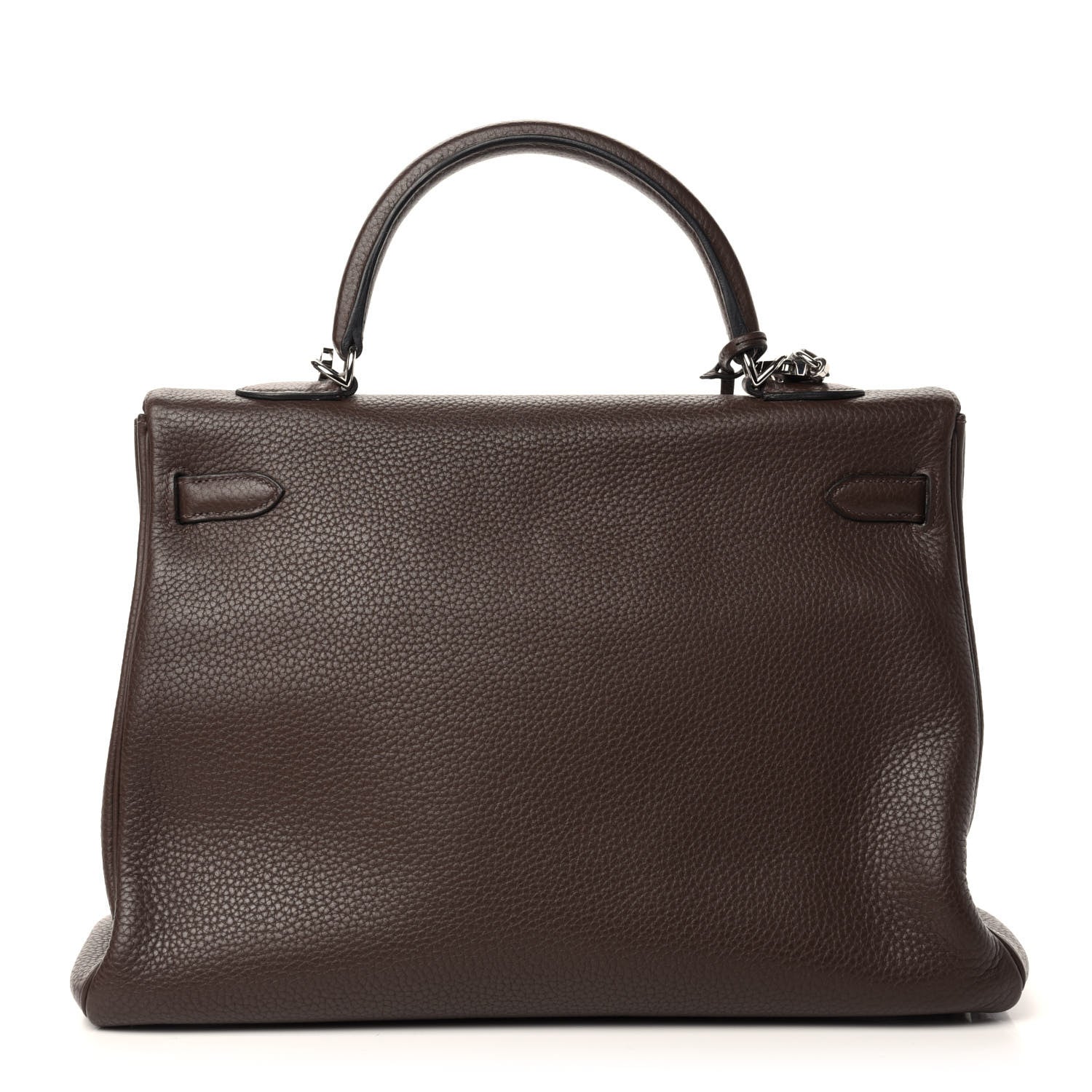 Hermes Taurillon Clemence Kelly Retourne 35 Chocolate 5 of 37