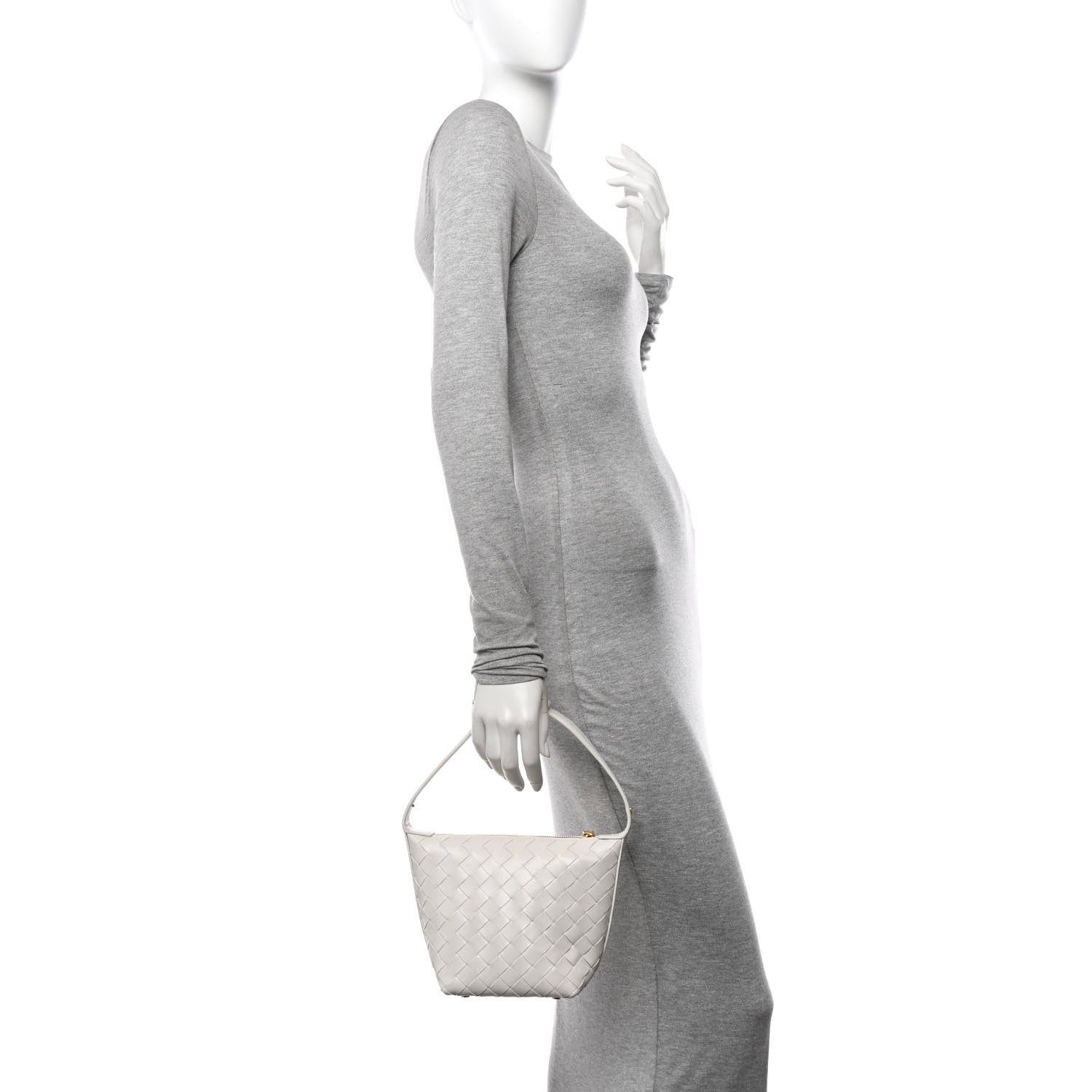 Bottega Veneta Calfskin Nappa Intrecciato Candy Wallace White 3 of 10