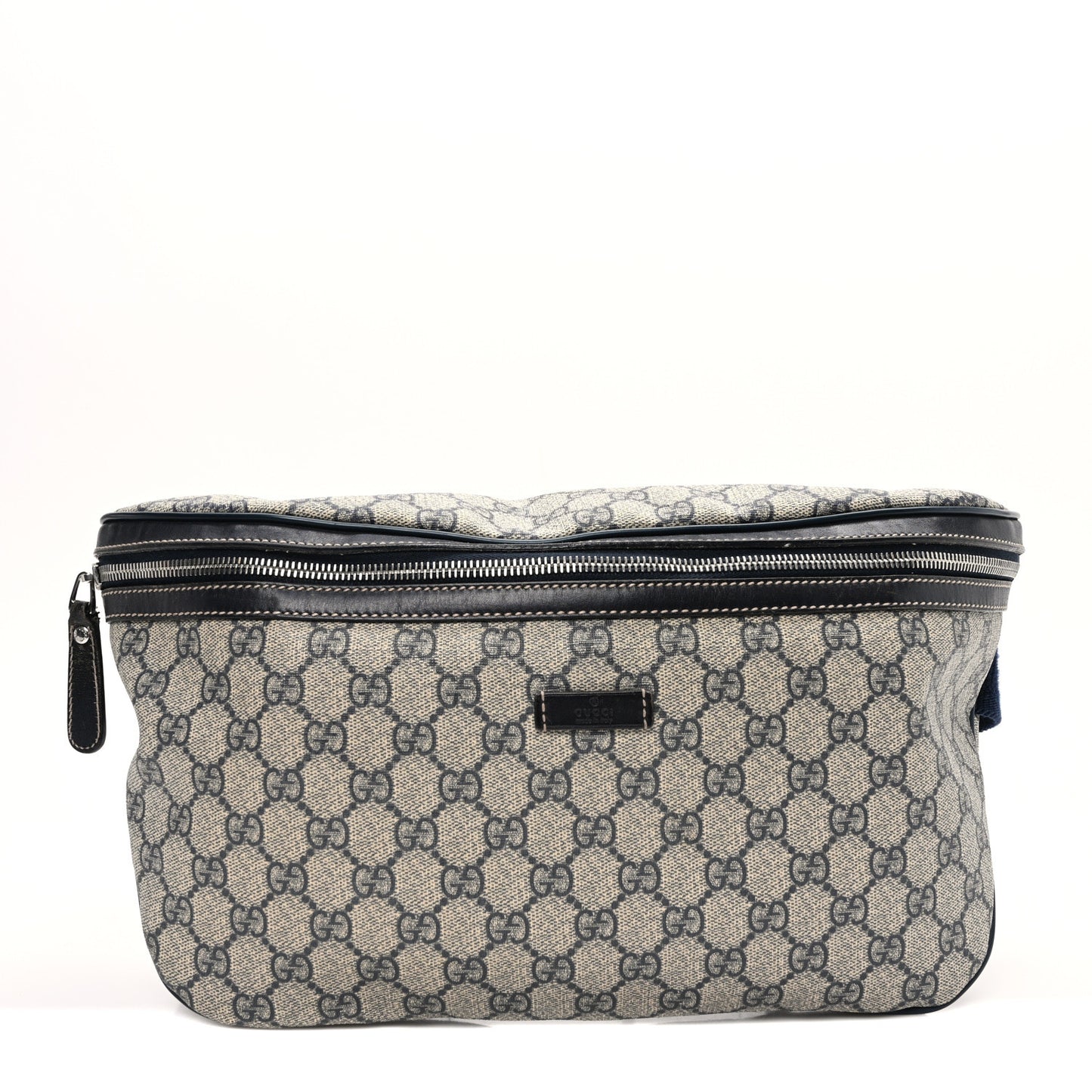 GG Plus Monogram Belt Bag Navy