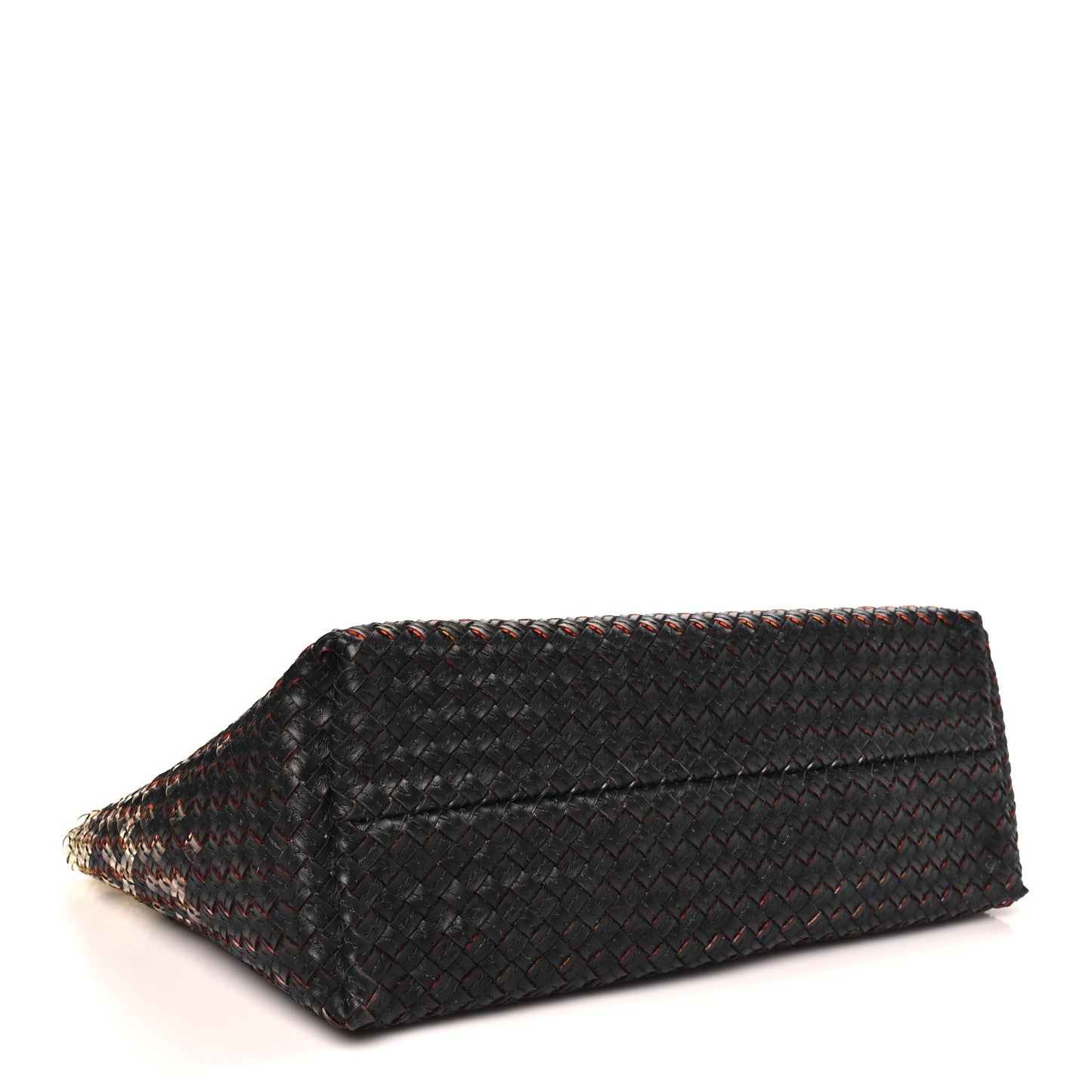 Nappa Intrecciato PVC Medium Cabat Black