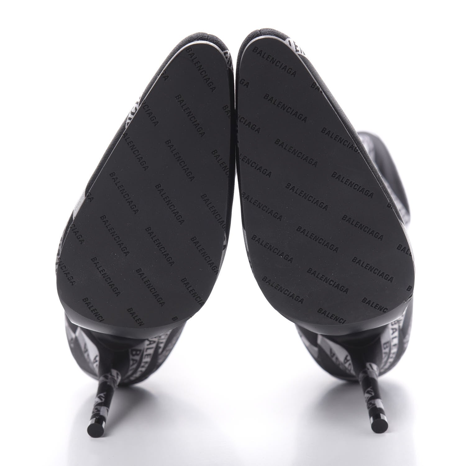Balenciaga Spandex Losange Monogram 110mm Booties 39 Gris Black 5 of 7