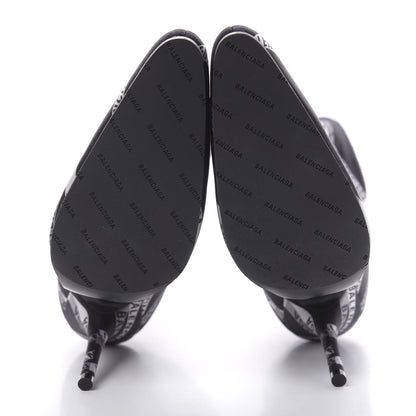 Balenciaga Spandex Losange Monogram 110mm Booties 39 Gris Black 5 of 7