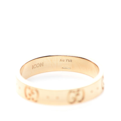 Gucci 18K Yellow Gold 4mm Icon Thin Band Ring 54 6.75 5 of 6