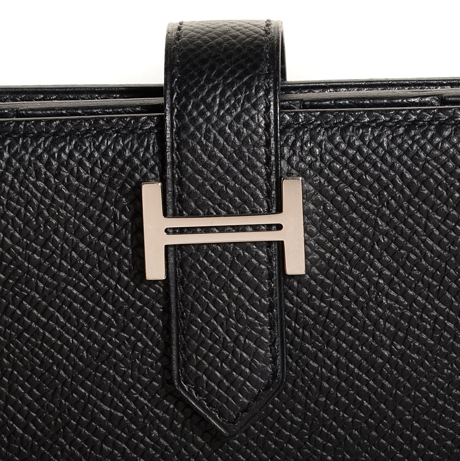 Hermes Epsom Bearn Gusset Wallet Black 12 of 12