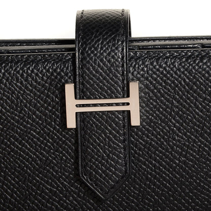 Hermes Epsom Bearn Gusset Wallet Black 12 of 12