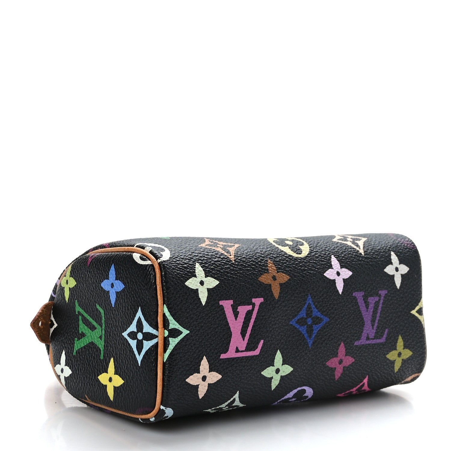 Louis Vuitton Monogram Multicolor Mini Sac HL Speedy Black 4 of 8