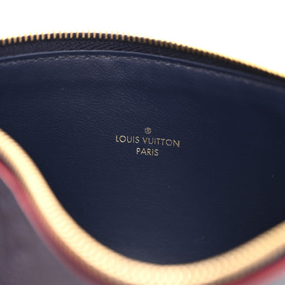 Louis Vuitton Empreinte Felicie Chain Wallet Zippered Insert Marine Rouge 6 of 6