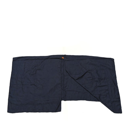 Hermes Cashmere Silk New Libris Poncho bleu de Chine 2 of 4