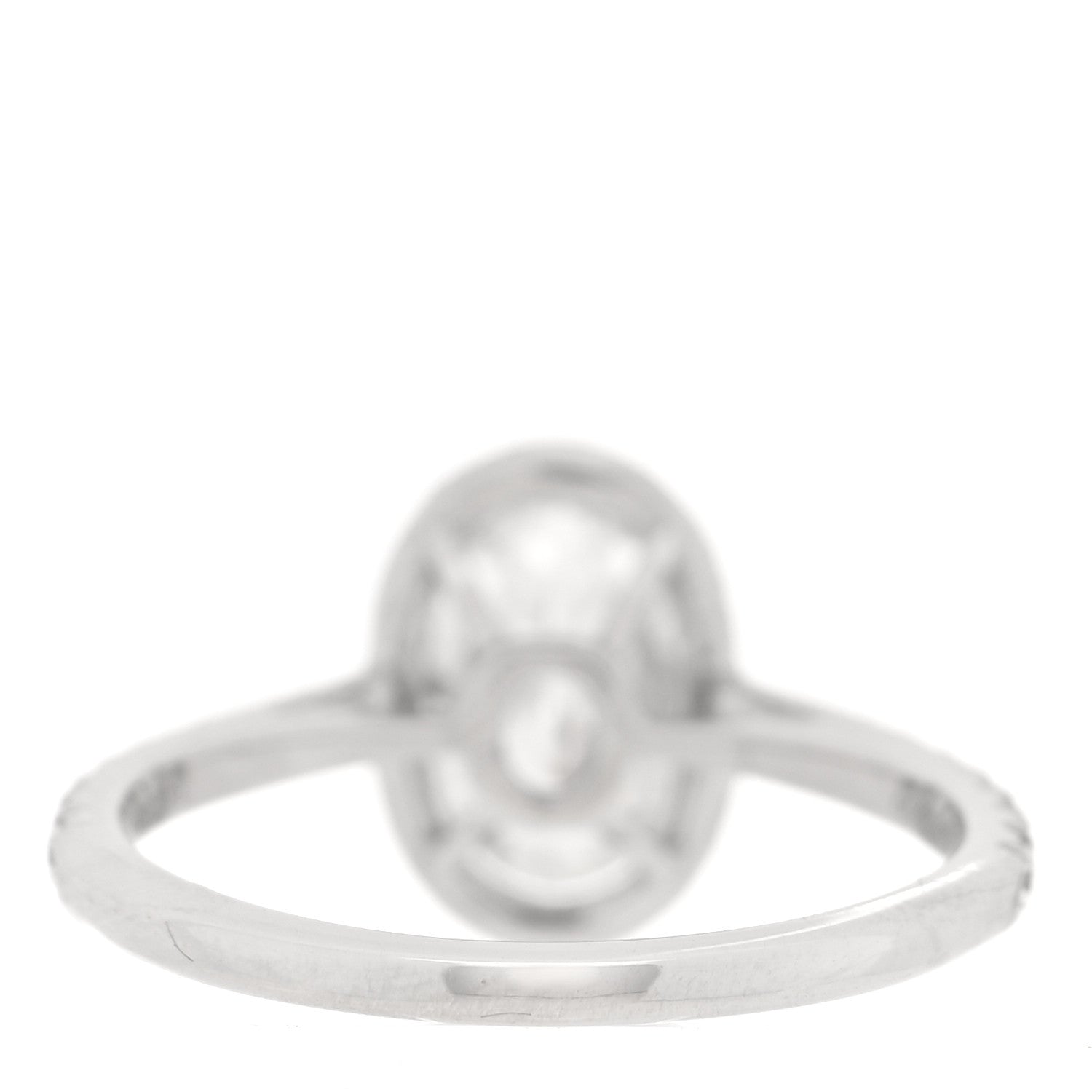 Tiffany Platinum Diamond 1.52ct Oval Cut Soleste Engagement Ring 52 6 3 of 5