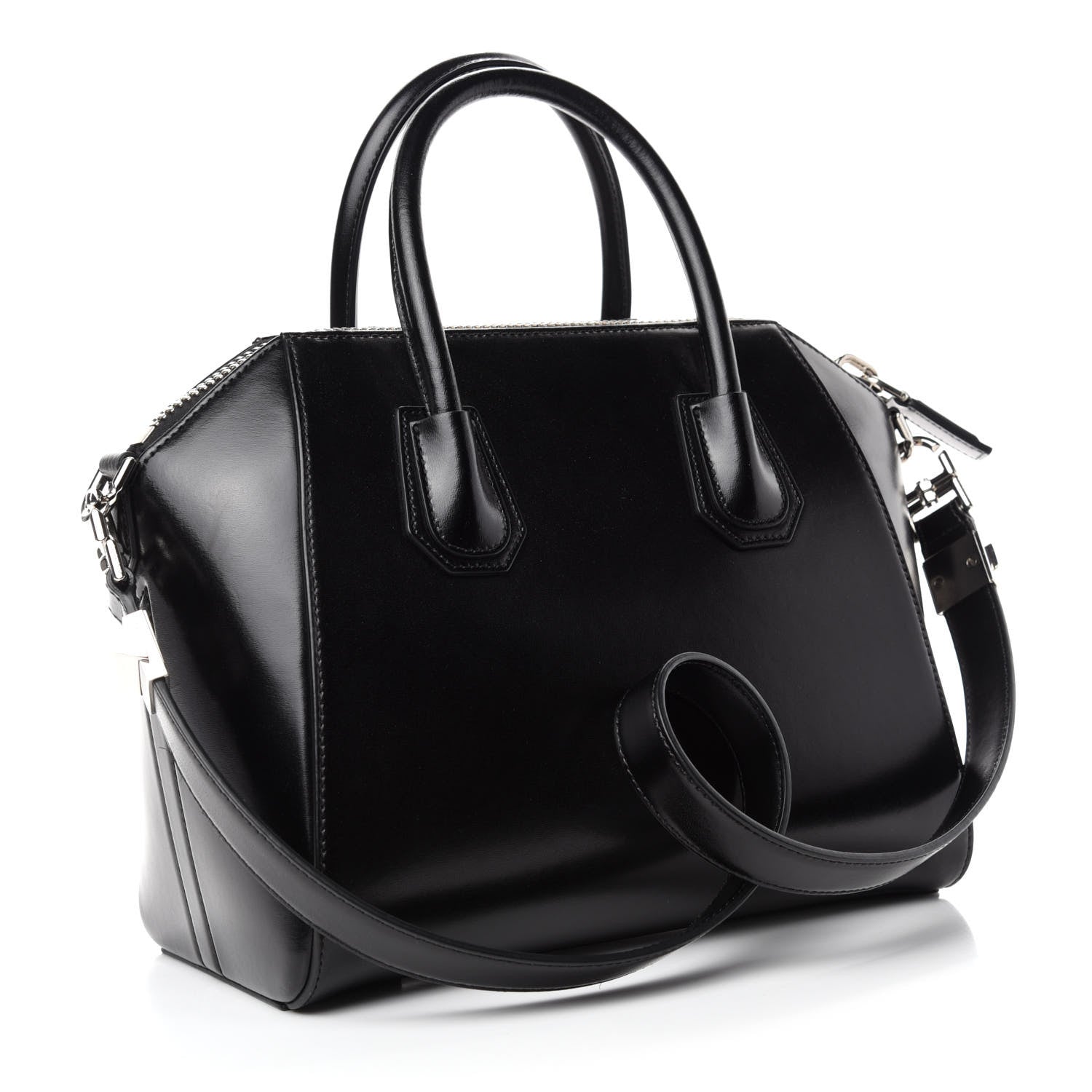 Givenchy Shiny Lord Calfskin Small Antigona Black 3 of 10