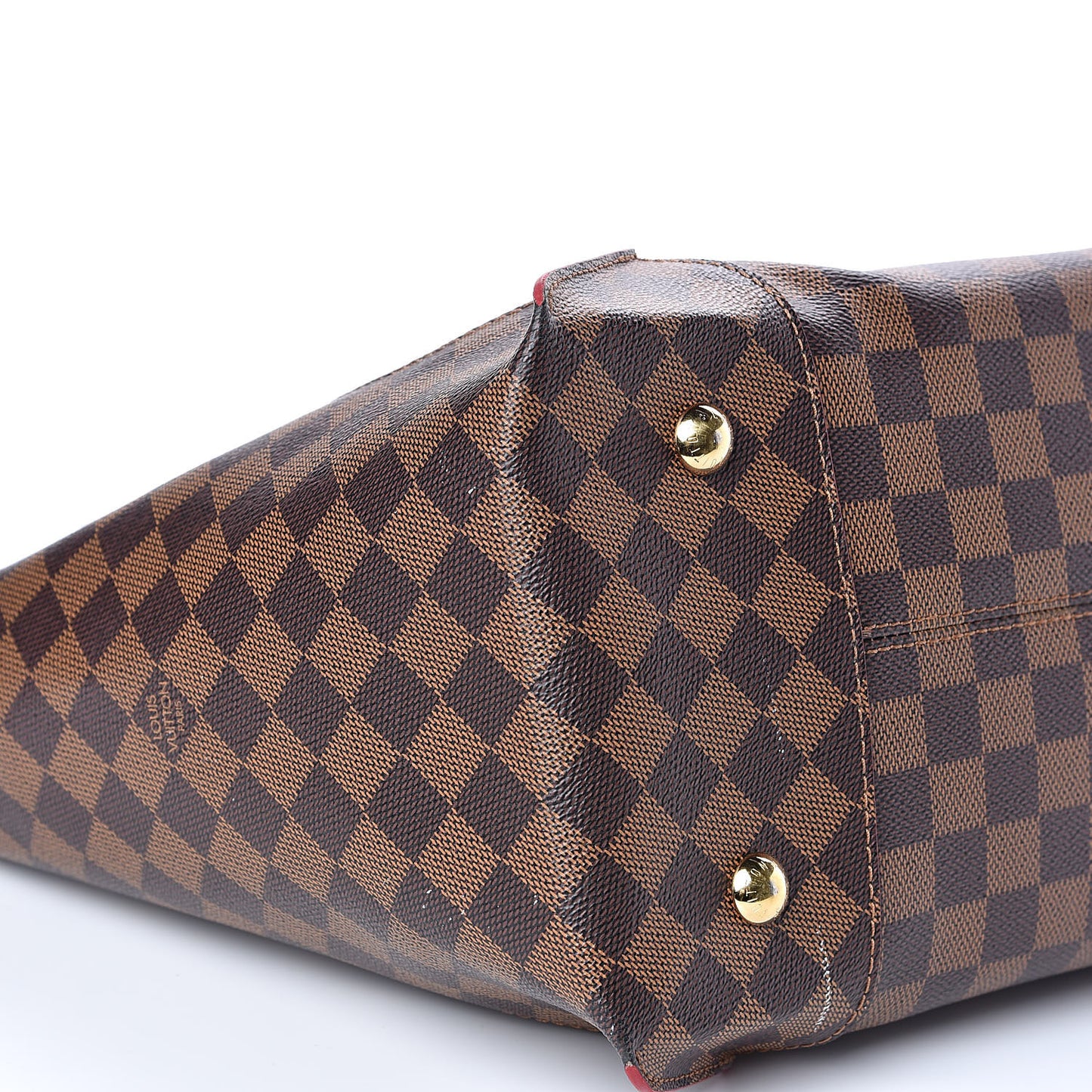 Damier Ebene Caissa Tote MM Cherry