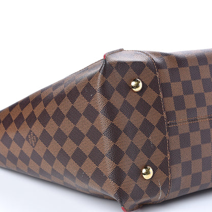 Louis Vuitton Damier Ebene Caissa Tote MM Cherry 8 of 13