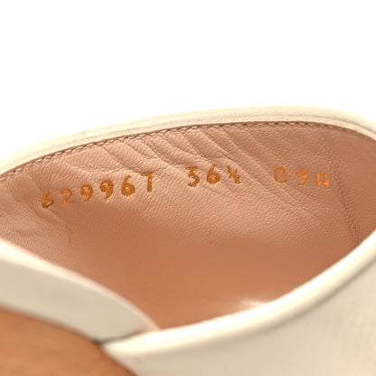 Gucci Granada Kid Houdan Platform Slide Sandals 36.5 Mystic White 6 of 8