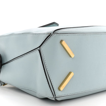 Loewe Calfskin Small Puzzle Bag Light Blue 9 of 12