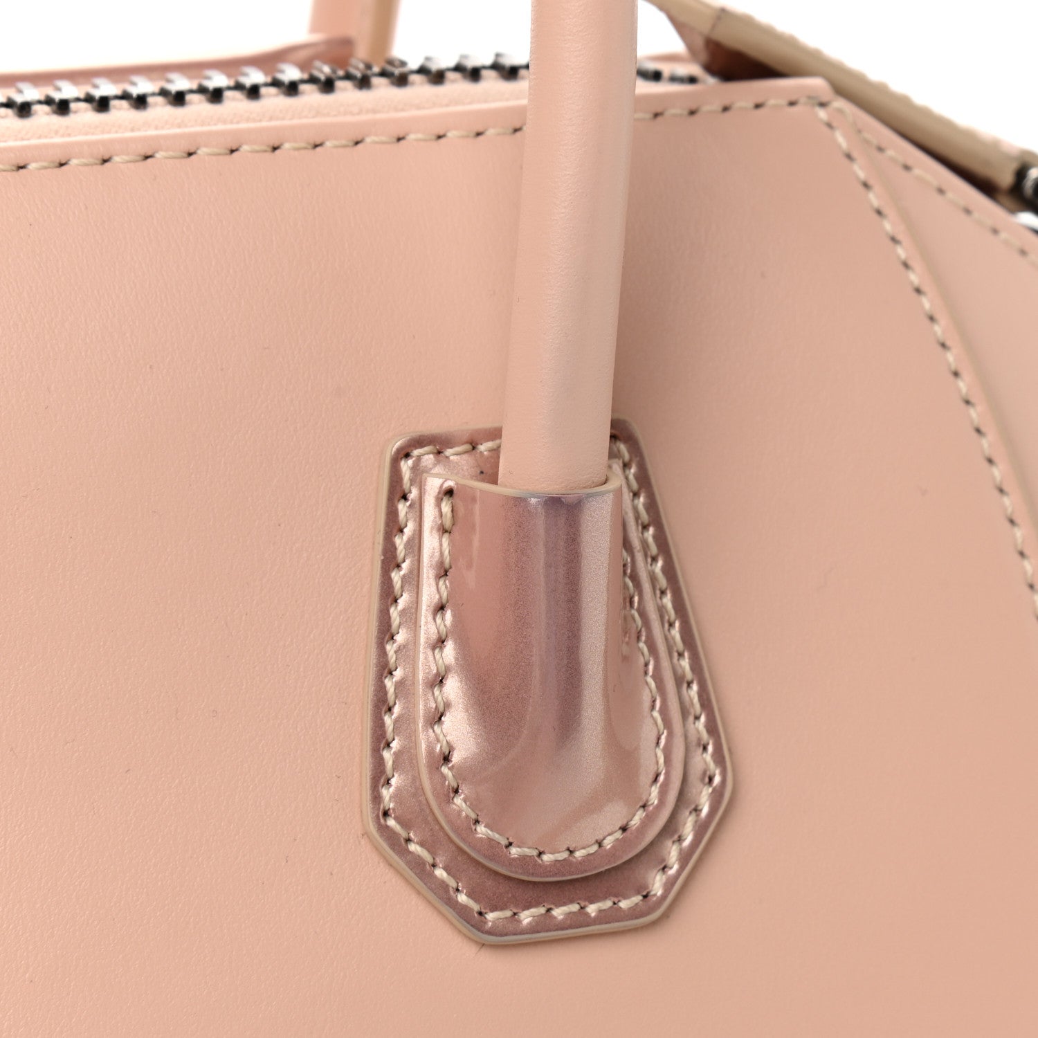 Givenchy Metallic Calfskin Mini Antigona Light Pink 12 of 14