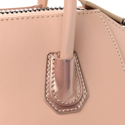 Givenchy Metallic Calfskin Mini Antigona Light Pink 12 of 14