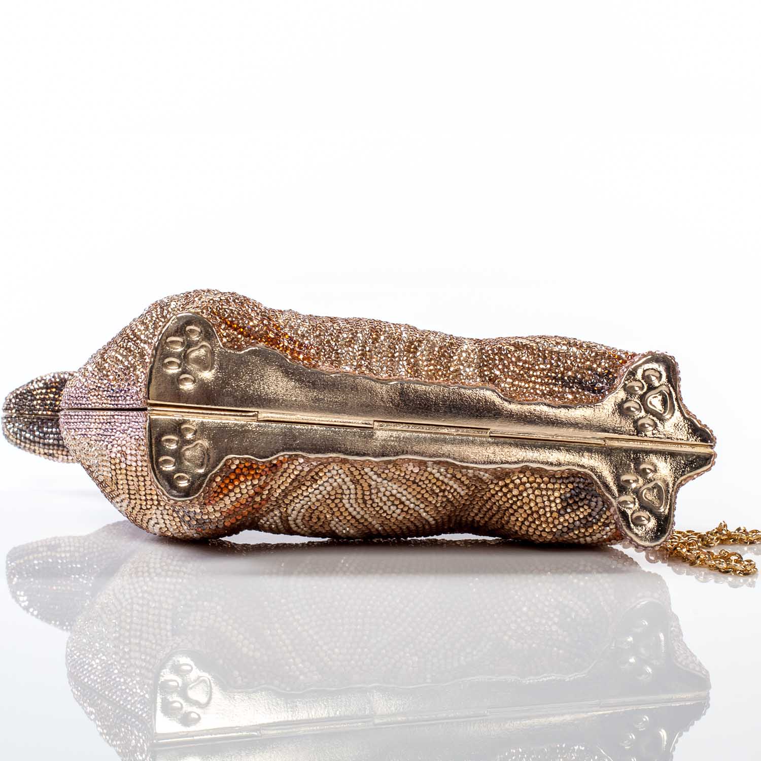 Judith Leiber Crystal Romeo Dachshund Minaudiere Clutch 5 of 9