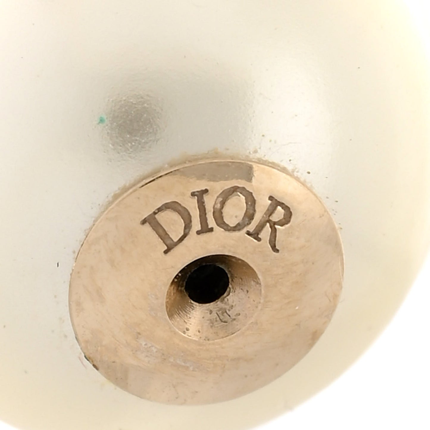 Pearl Mise En Dior Tribal Earrings Gold