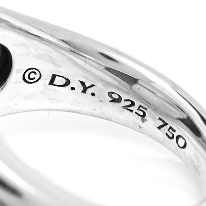David Yurman Sterling Silver 18K Yellow Gold Citrine 14mm Albion Statement Ring 58 8.25 5 of 5