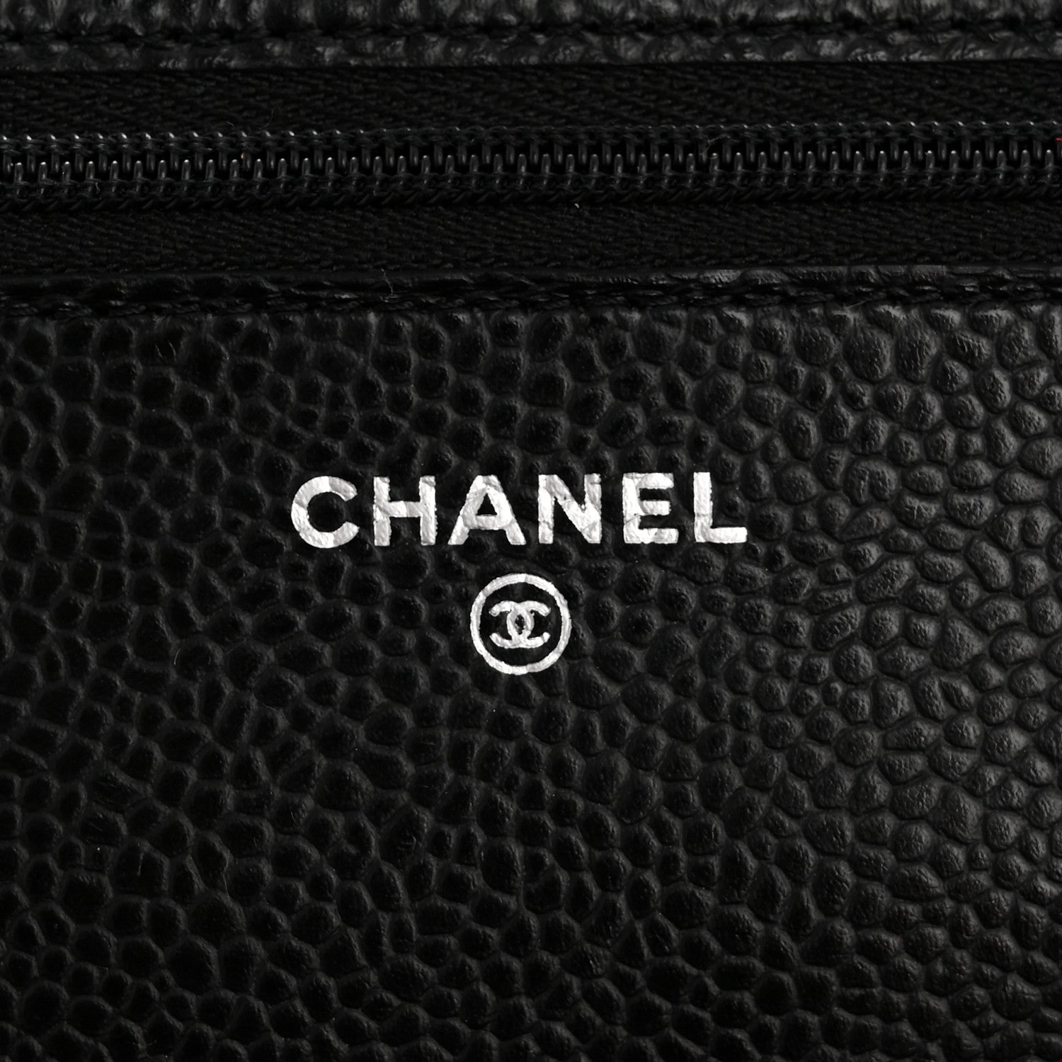 Chanel Caviar Quilted Wallet on Chain WOC Black 6 of 12