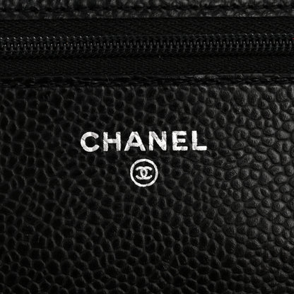 Chanel Caviar Quilted Wallet on Chain WOC Black 6 of 12