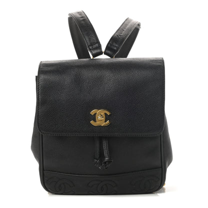 Chanel Caviar CC Backpack Black 1 of 15