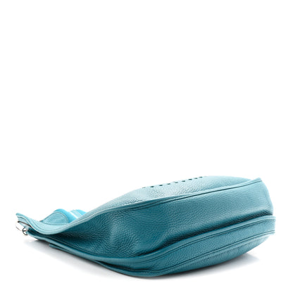 Hermes Taurillon Clemence Evelyne III GM Bleu Izmir 4 of 10