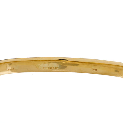 Tiffany 18K Yellow Gold Atlas Open Bangle Bracelet 3 of 3