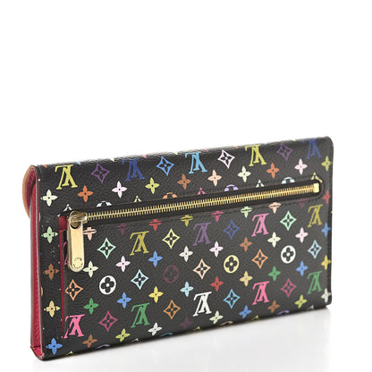Louis Vuitton Monogram Multicolor Eugenie Wallet Black Grenade 3 of 13