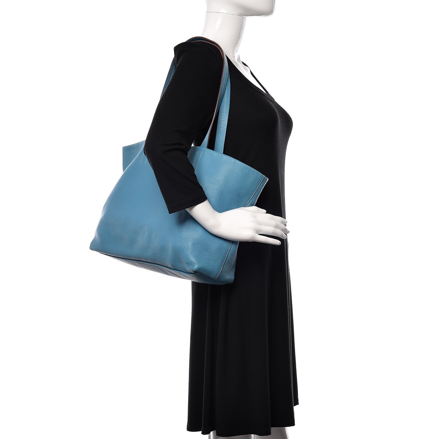 Prada Vitello Daino Shopping Tote Voyage 2 of 11
