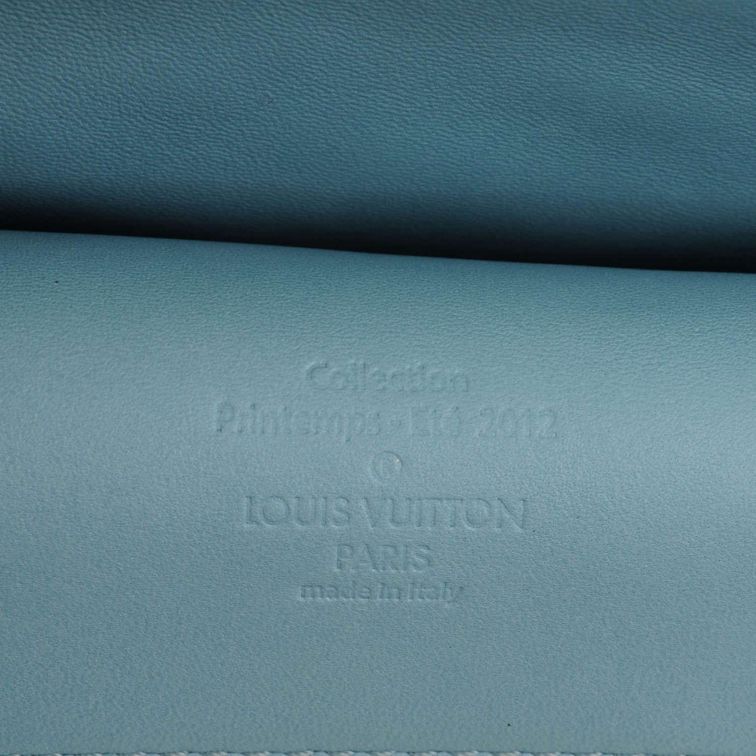 Louis Vuitton Lambskin Mama Broderie Pochette Blue 7 of 7