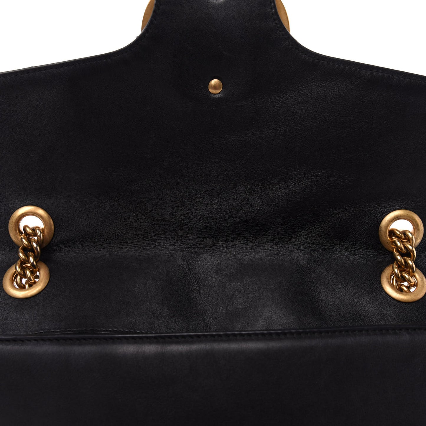 Calfskin Matelasse Medium GG Marmont Shoulder Bag Black